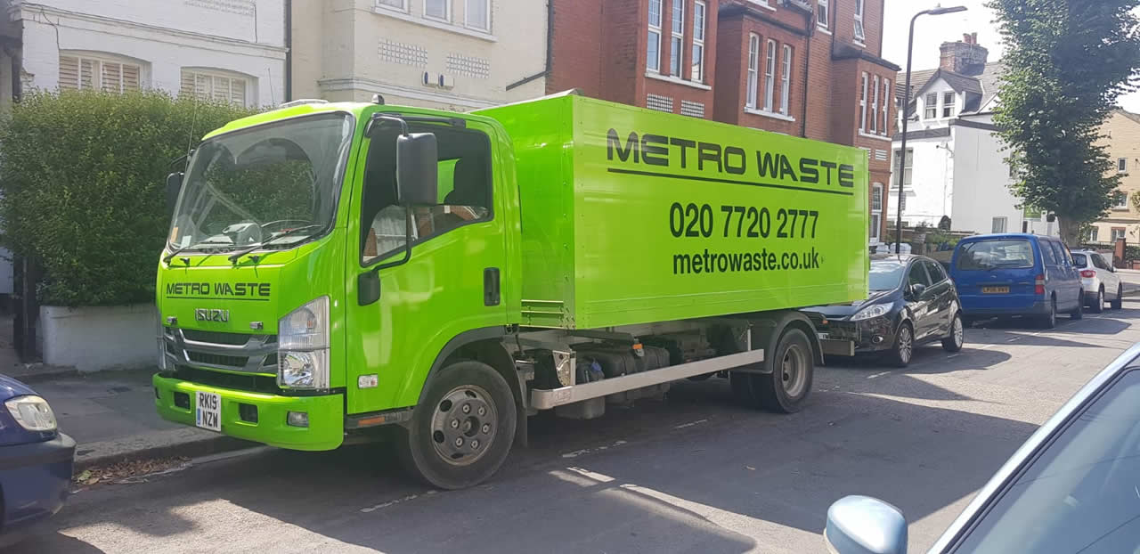 A Metro Waste truck
